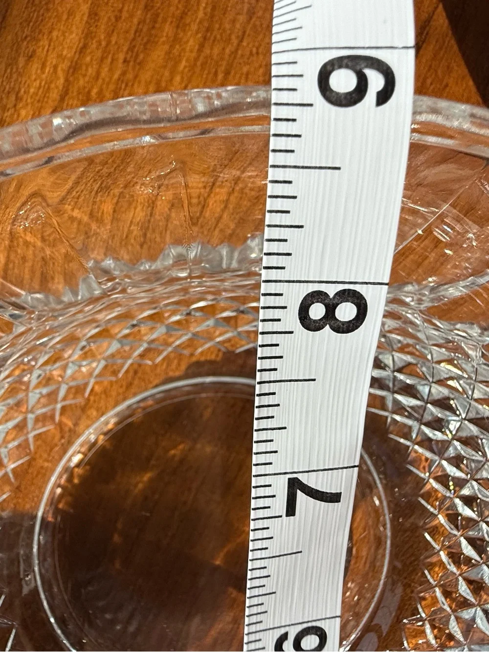 Vintage Cristal D'Arques Longchamp 24% Lead Crystal Serving Bowl